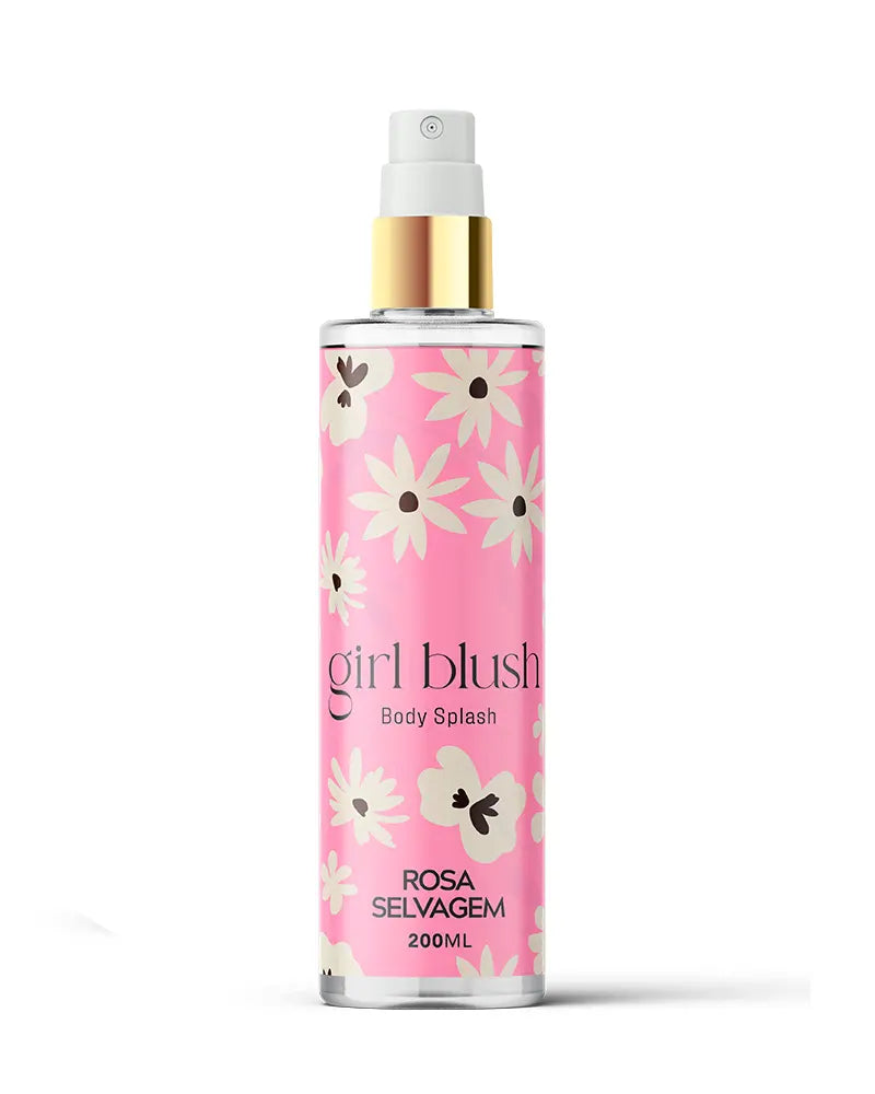 Frasco do Body Splash Girl Blush 200ml da Rosa Selvagem