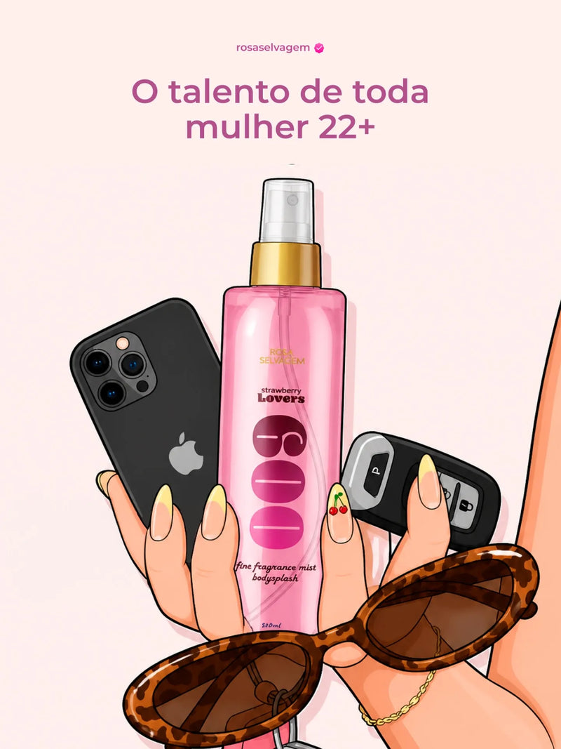 Publicação do Instagram da Rosa Selvagem Parfum
