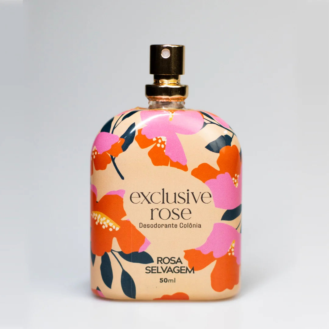 Frasco do Perfume Feminino Mood Exclusive Rose 50ml da Rosa Selvagem